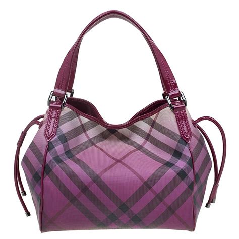 burberry purple tote|burberry shopping tote.